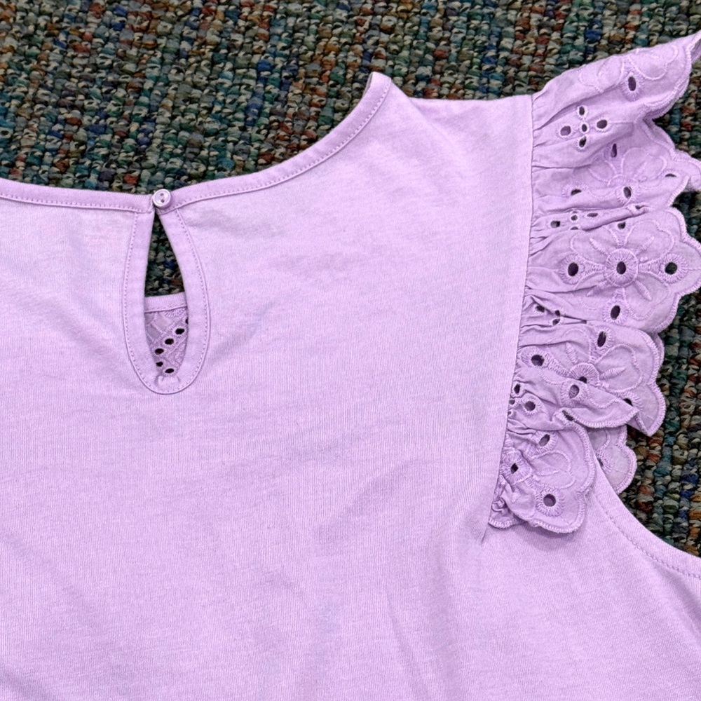 Lilly Pulitzer Lace Ruffle Top - Picture 9 of 10
